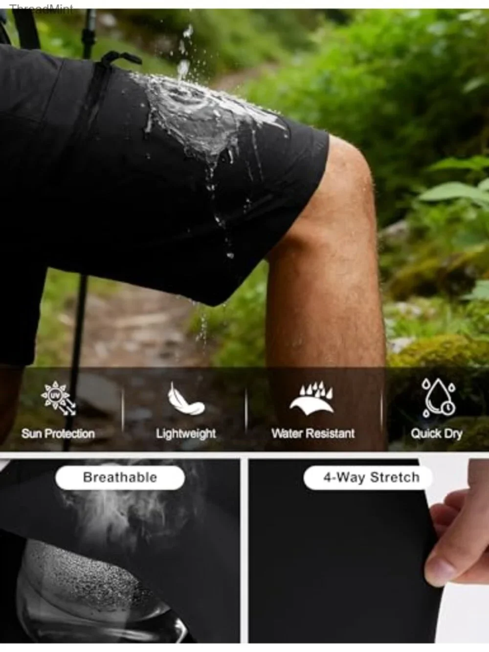 Men's Hiking Cargo Shorts 9